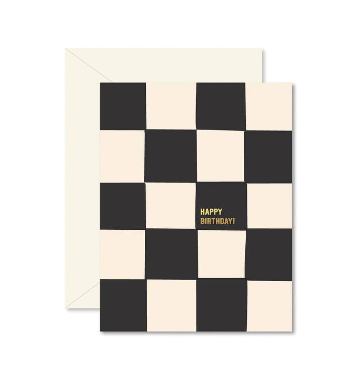Ginger P. Designs Cards Chessboard Birthday Greeting Card