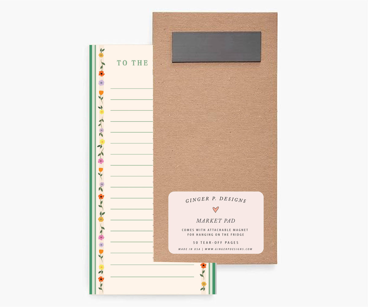 Ginger P. Designs paper Farmer's Floral Market Pad