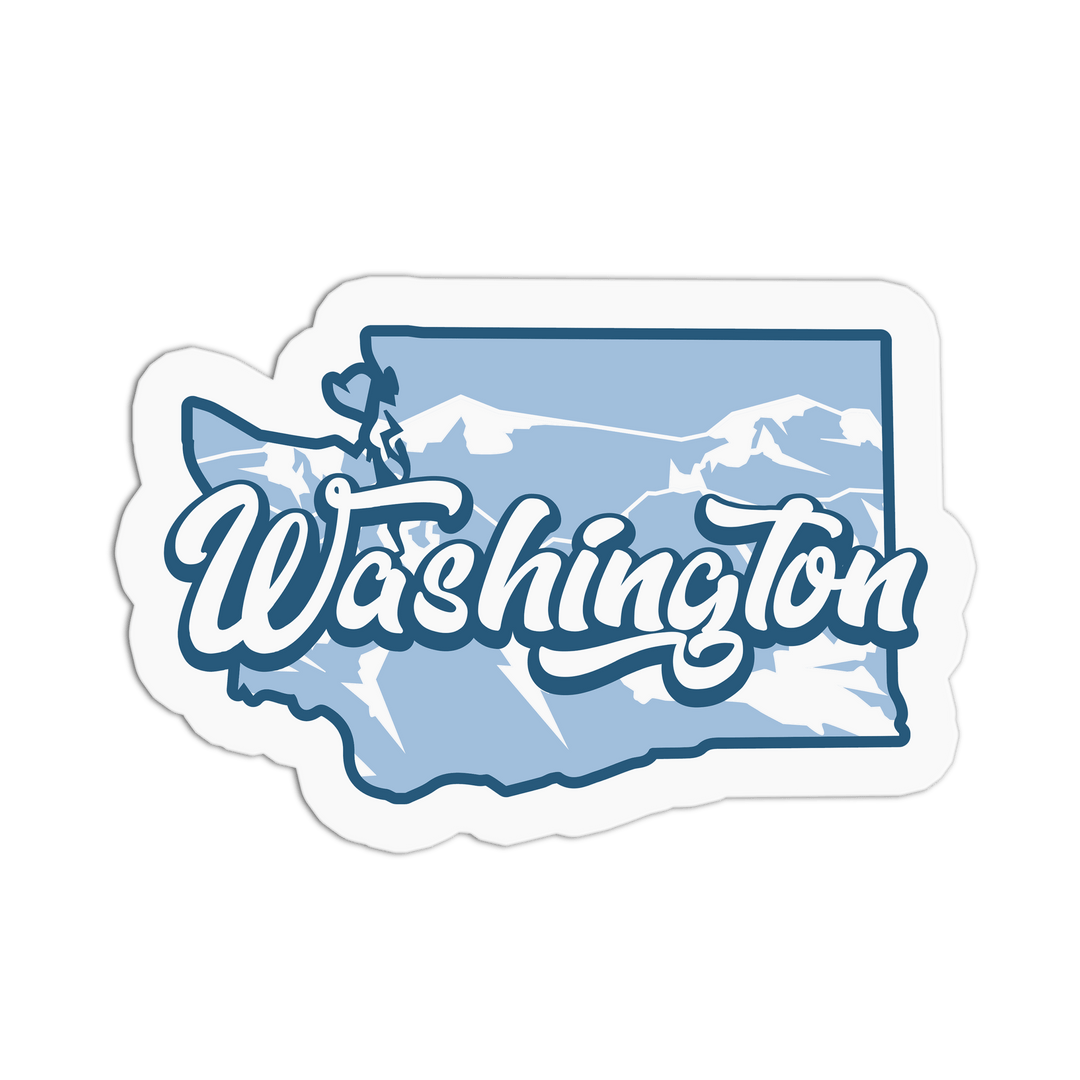 Girls Printing House Cards Washington Travel Series San Washington Stickers