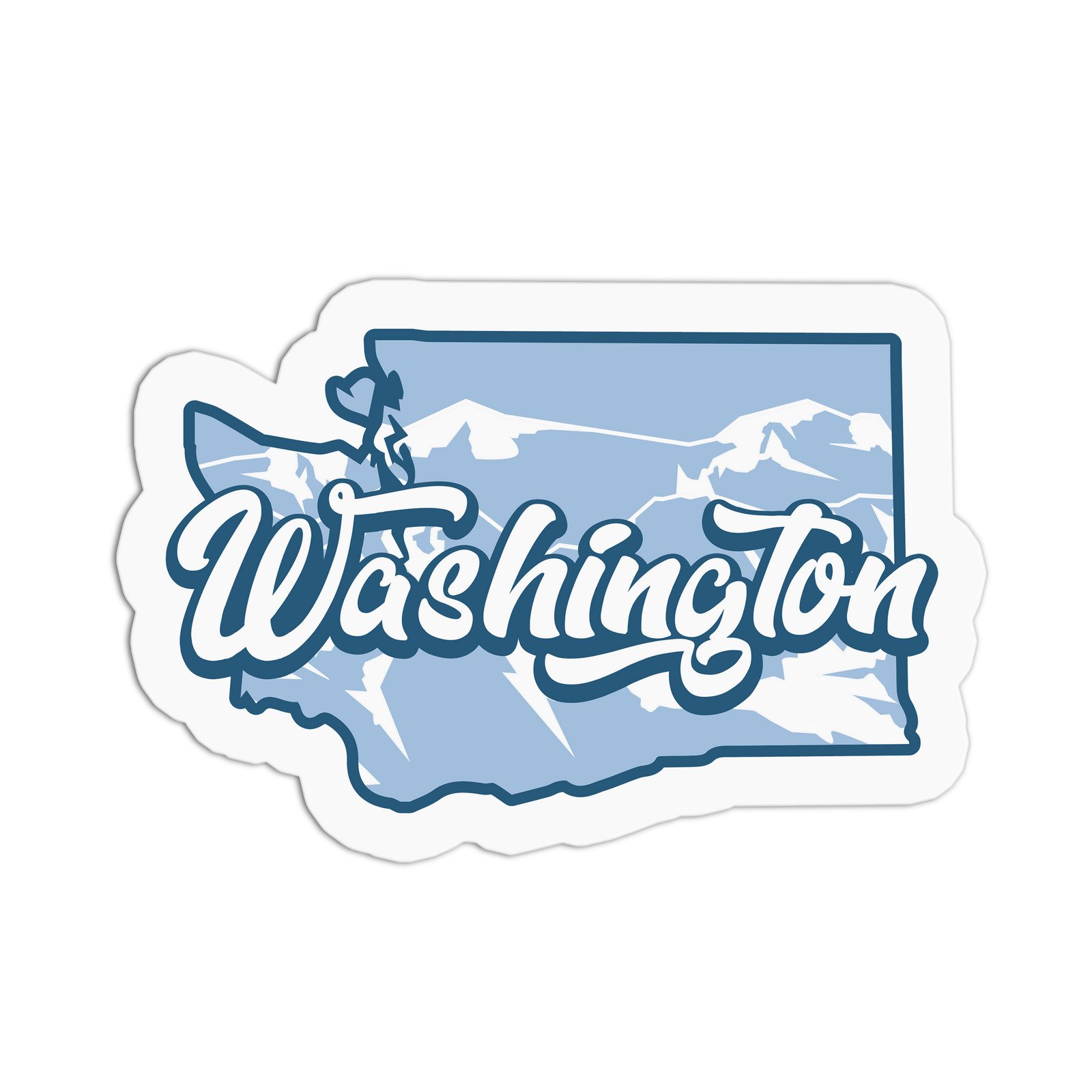 Girls Printing House Cards Washington Travel Series San Washington Stickers