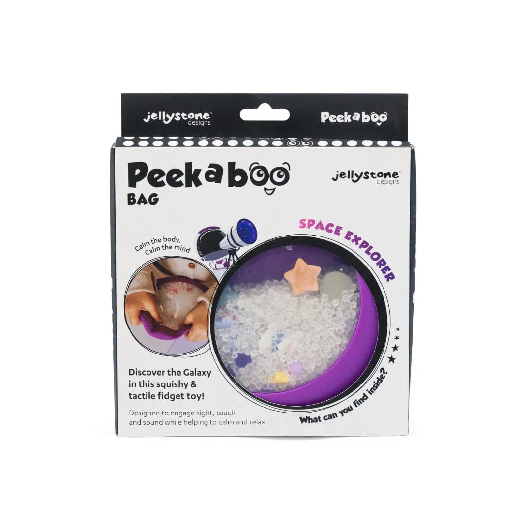 Glo Pals Baby Galaxy Peekaboo Sensory Bag | Glo Pals
