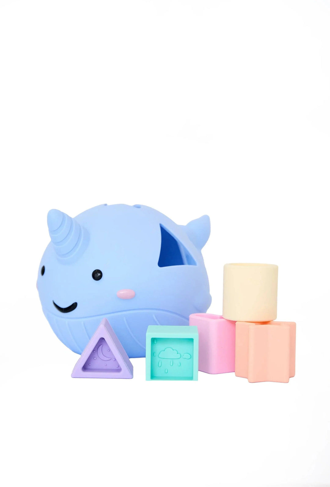 Glo Pals Baby Pastel Jellystone Narwhal Shape Sorter | Glo Pals