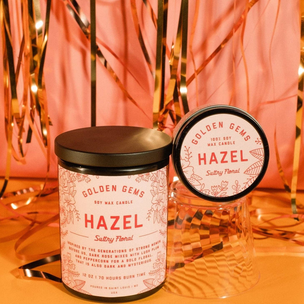 Golden Gems Hazel - Soy Wax Candle