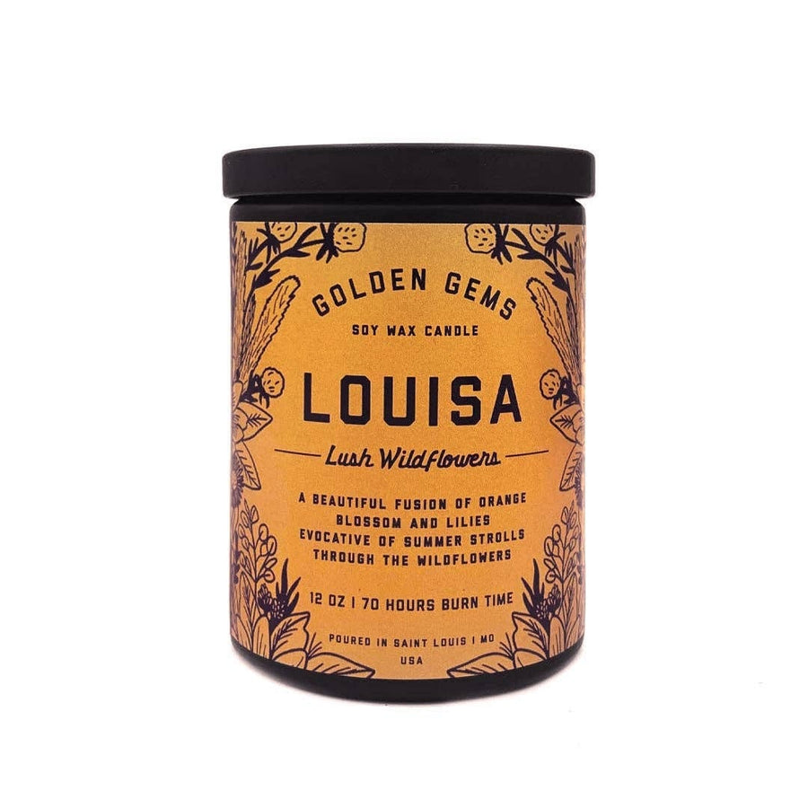 Golden Gems Louisa - Soy Wax Candle