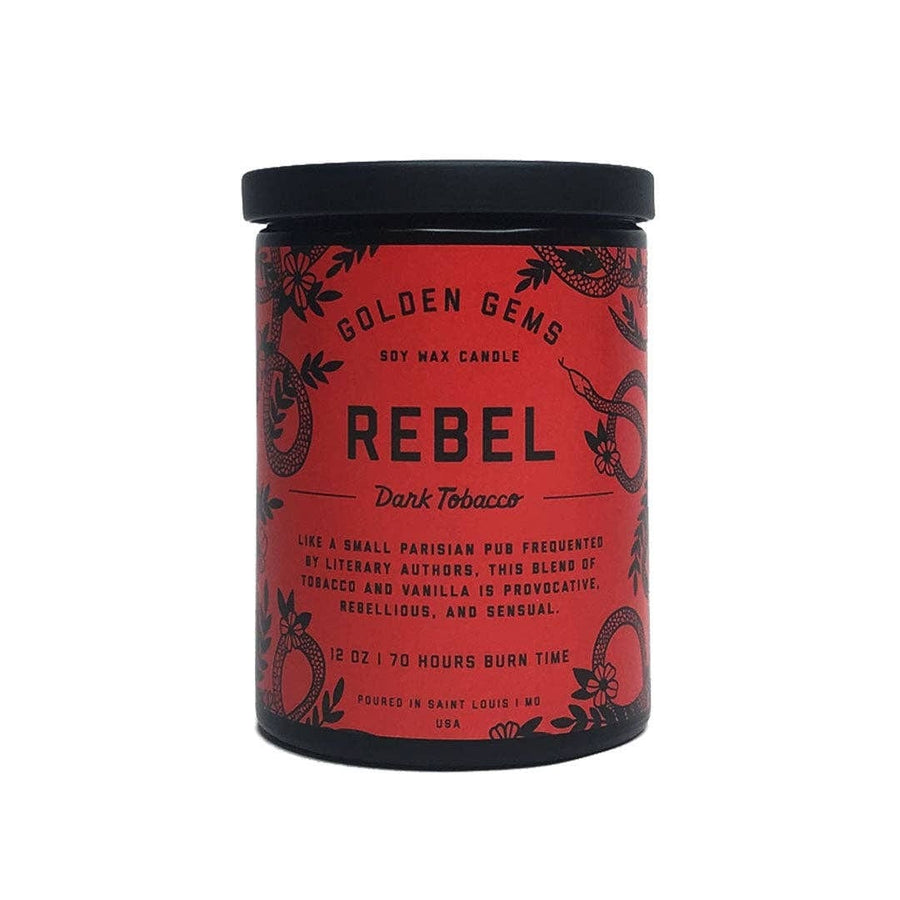 Golden Gems Rebel - Soy Wax Candle
