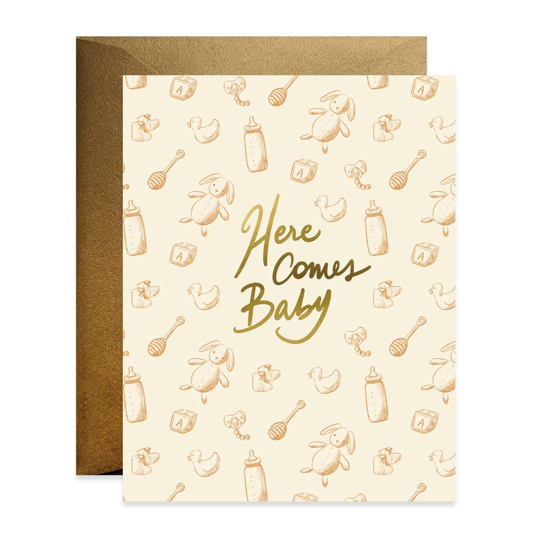Good Juju Ink Cards Here Comes Baby