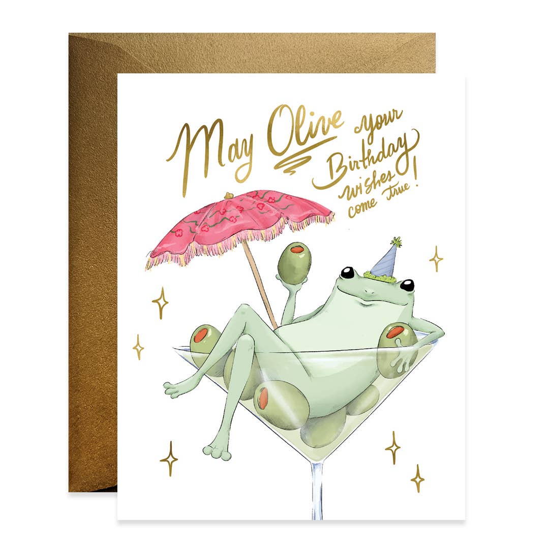 Good Juju Ink Cards Olive Your Birthday Wishes