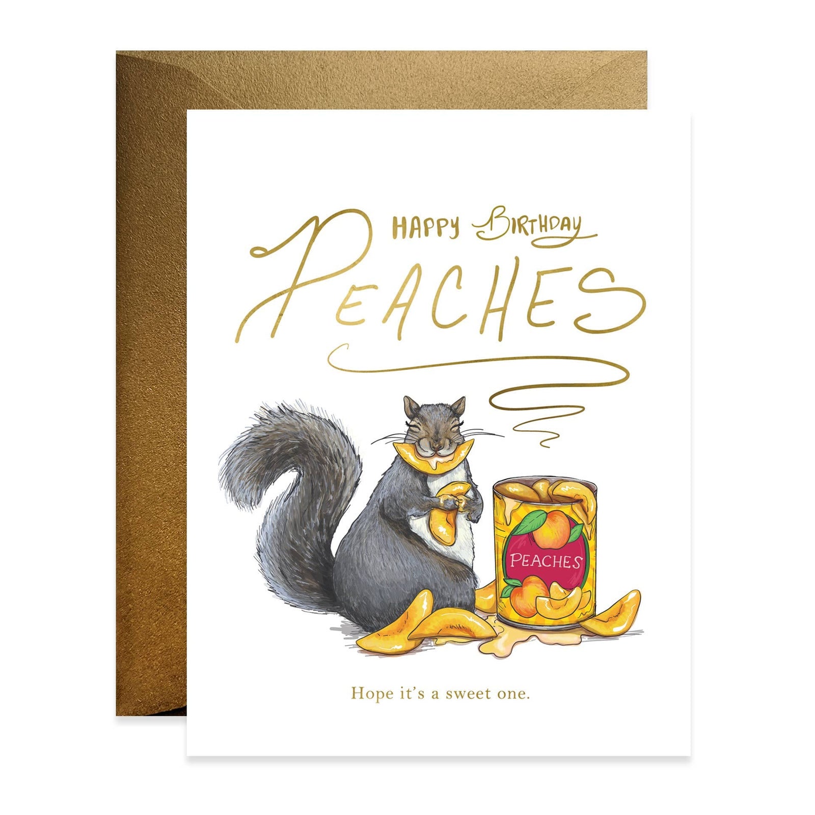 Good Juju Ink Cards Peaches Birthday
