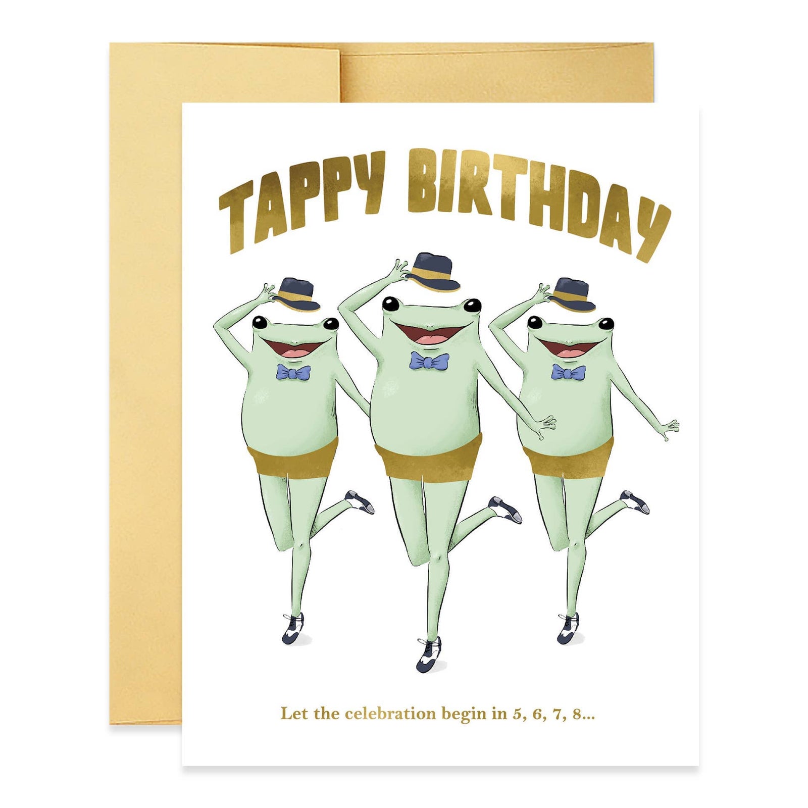 Good Juju Ink Cards Tappy Birthday Froggies