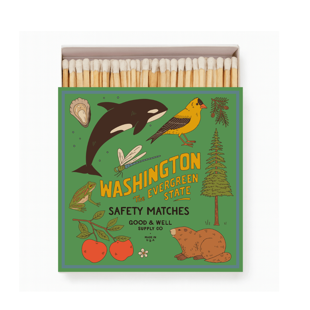 Good & Well Supply Co. Gifts Washington State Safety Matches