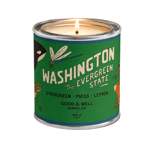 Good & Well Supply Co. Gifts Washington State Soy Candle