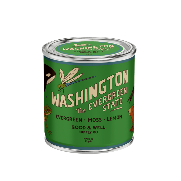 Good & Well Supply Co. Gifts Washington State Soy Candle
