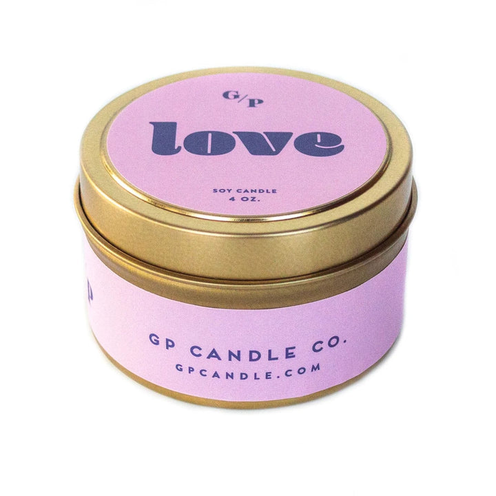 GP Candle Co Candle Love Just Because 4 oz. Candle Tin