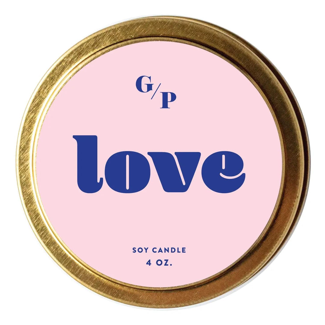 GP Candle Co Candle Love Just Because 4 oz. Candle Tin