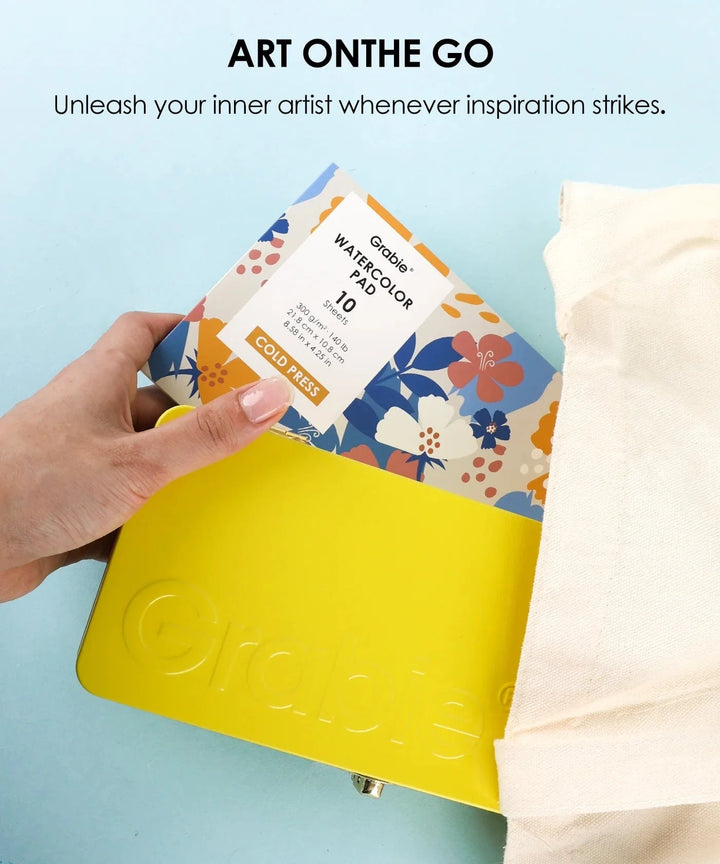 Grabie Gifts All-In-One Premium Watercolor Set of 50