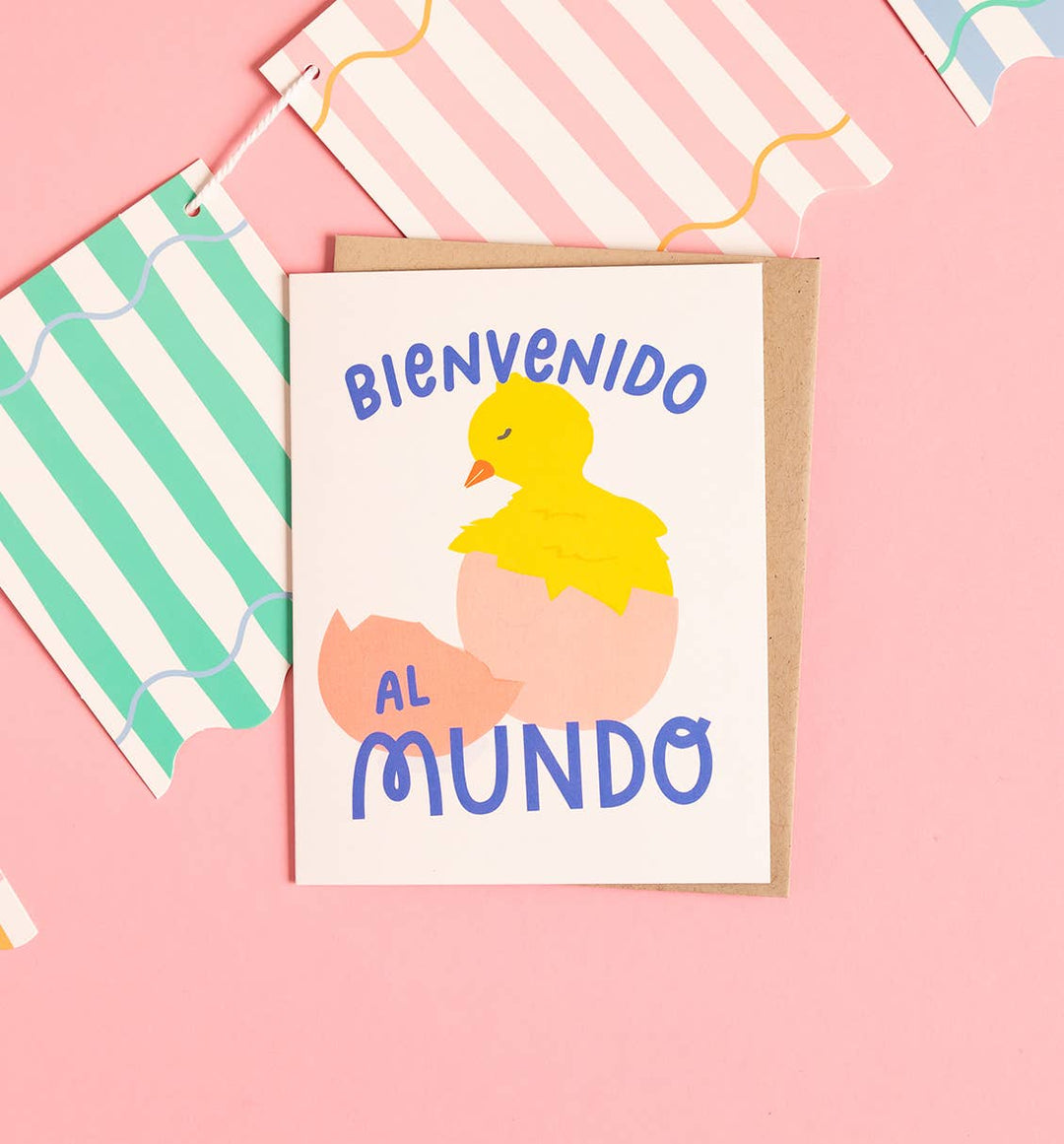 Graphic Anthology card Bienvenido al Mundo Spanish New Baby Card