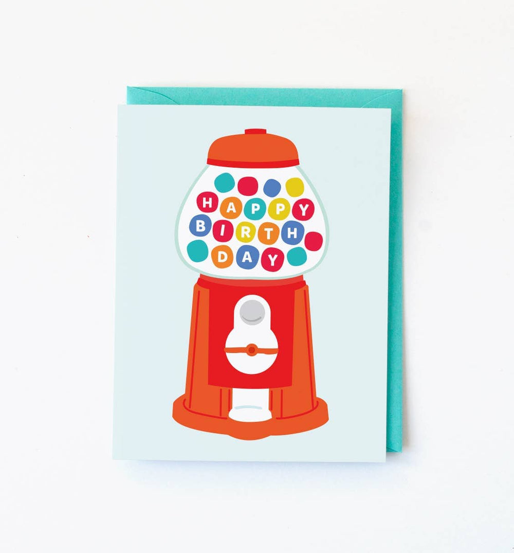 Graphic Anthology Card Gumball Birthday Card