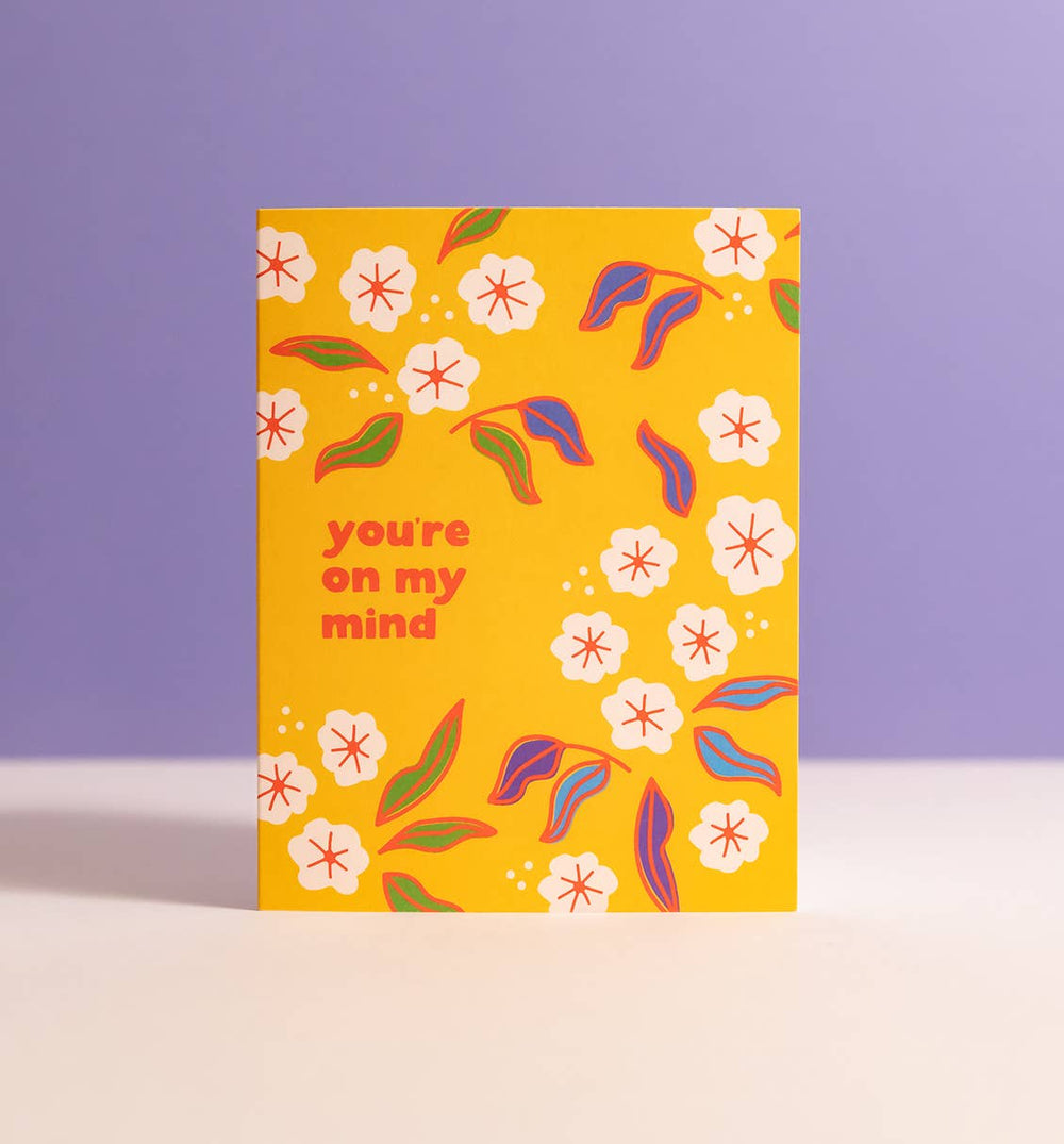 Graphic Anthology Card On My Mind Floral Card