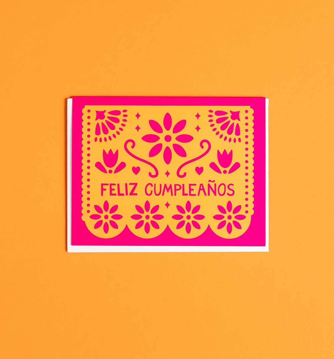 Graphic Anthology Card Papel Picado Cumpleaños Card