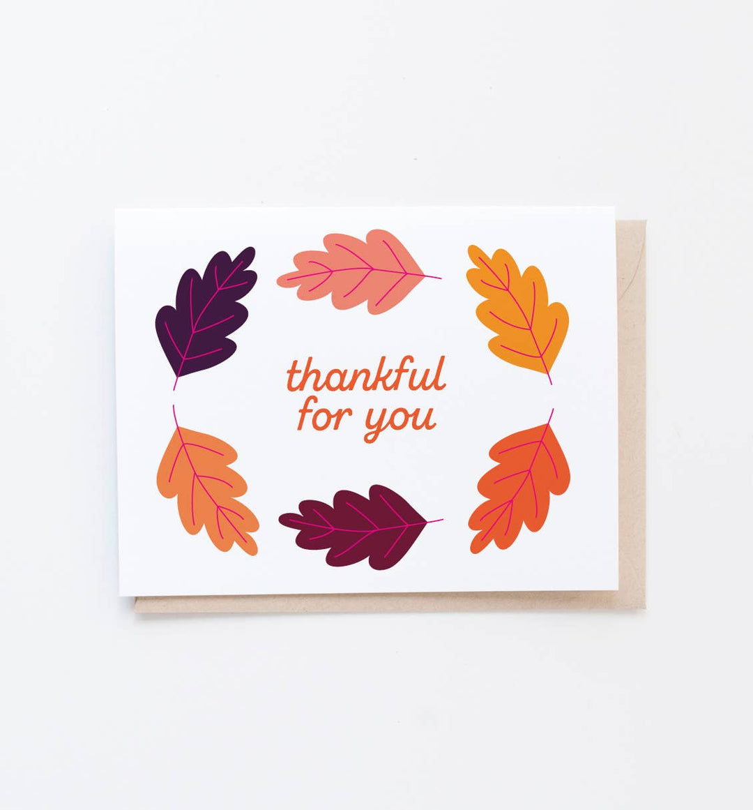 Graphic Anthology Card Thankful for You Card