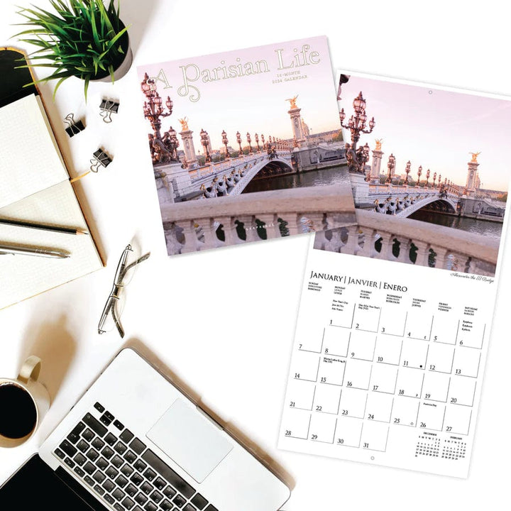 Graphique de France Calendars A Parisian Life 7 x 7 Mini Calendar