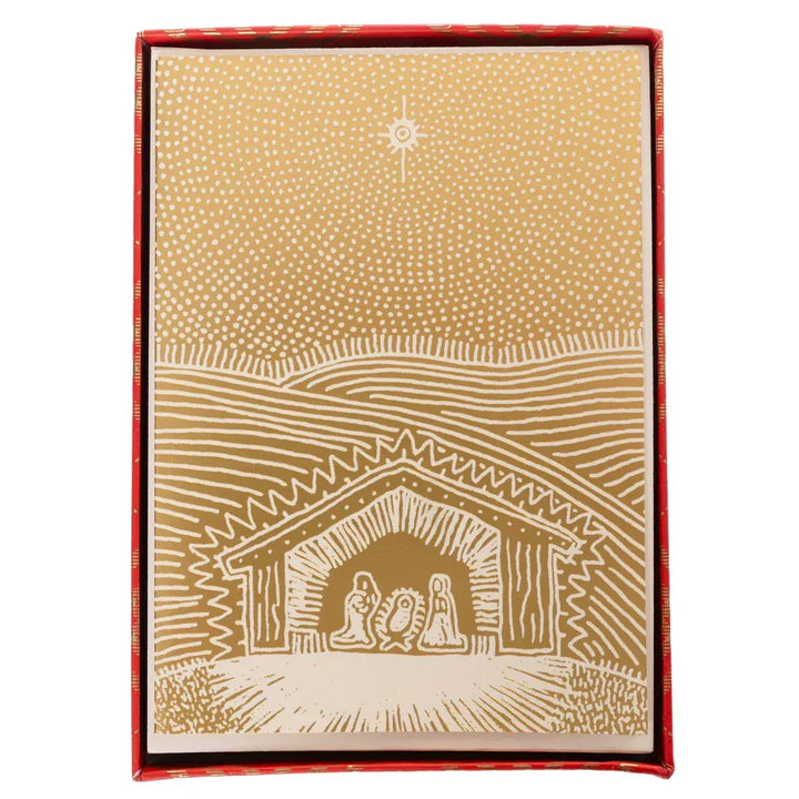Graphique de France Cards Nativity Scene Holiday Boxed Cards