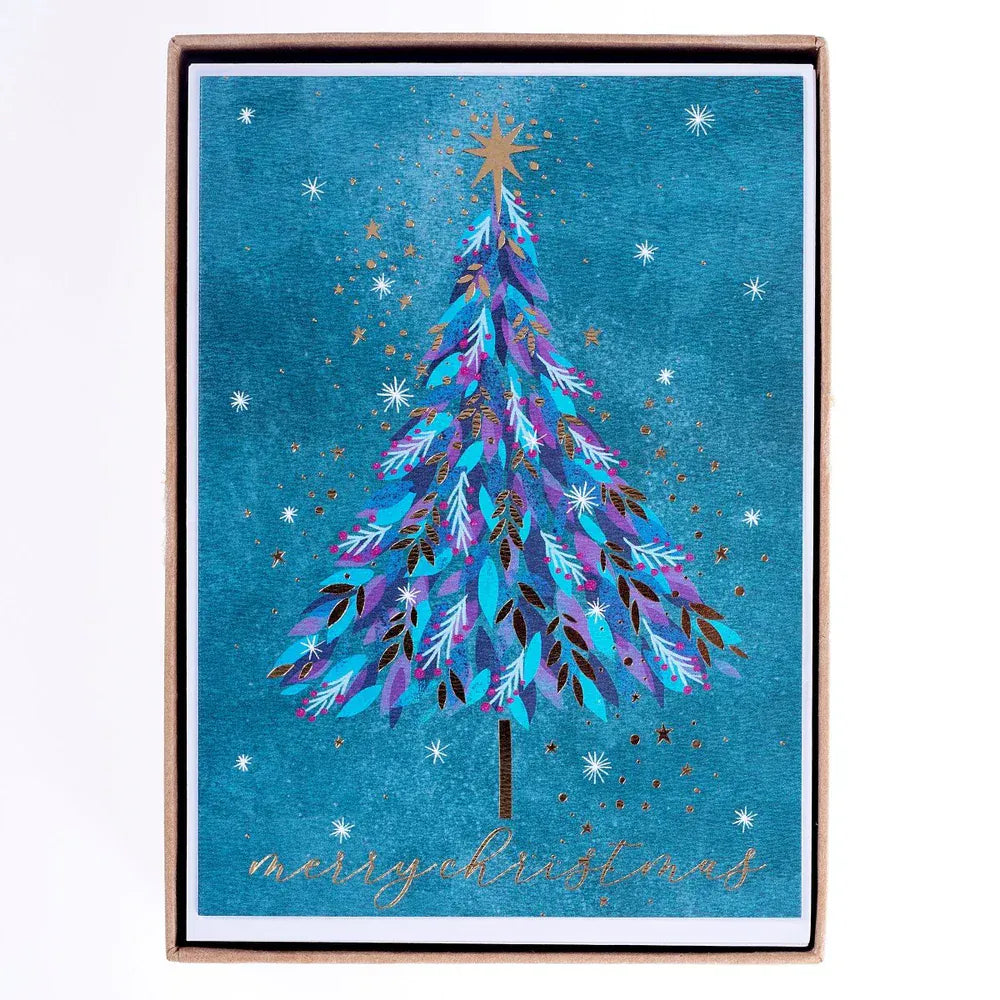 Graphique de France Cards Tree Holiday Boxed Cards