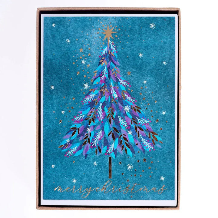 Graphique de France Cards Tree Holiday Boxed Cards