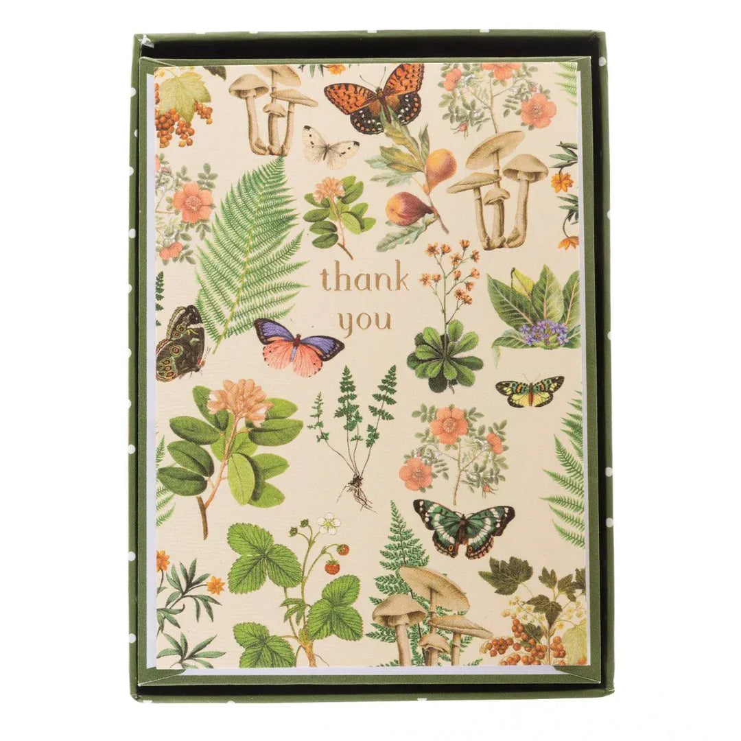Graphique de France Cards Vintage Botanical Boxed Notes