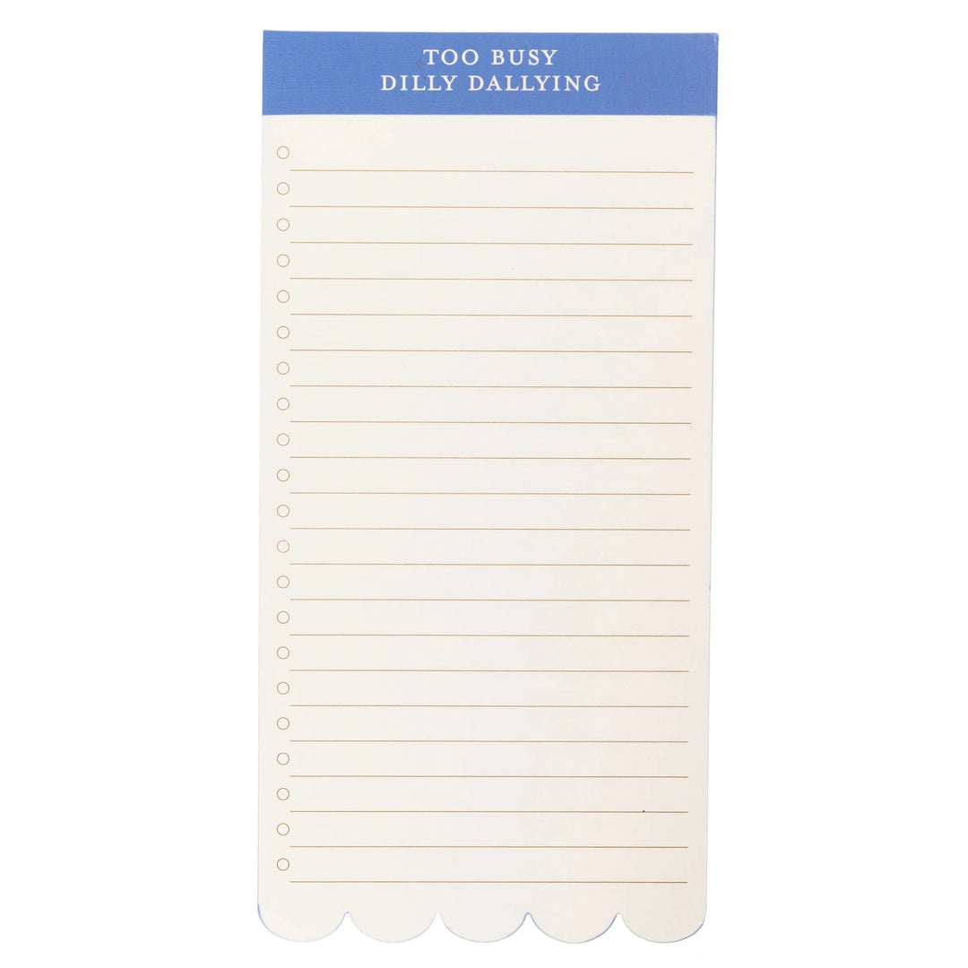 Graphique de France Paper Blue Die-Cut List Pad