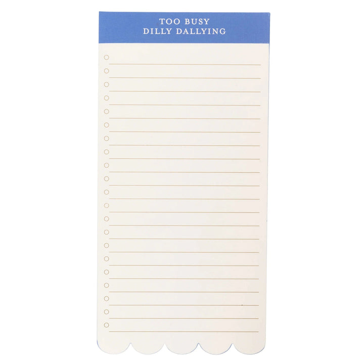 Graphique de France Paper Blue Die-Cut List Pad