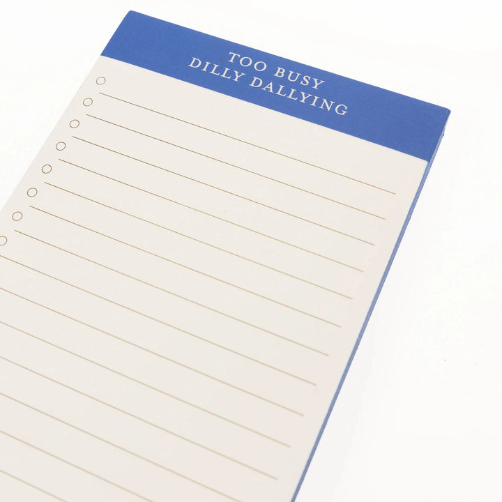 Graphique de France Paper Blue Die-Cut List Pad