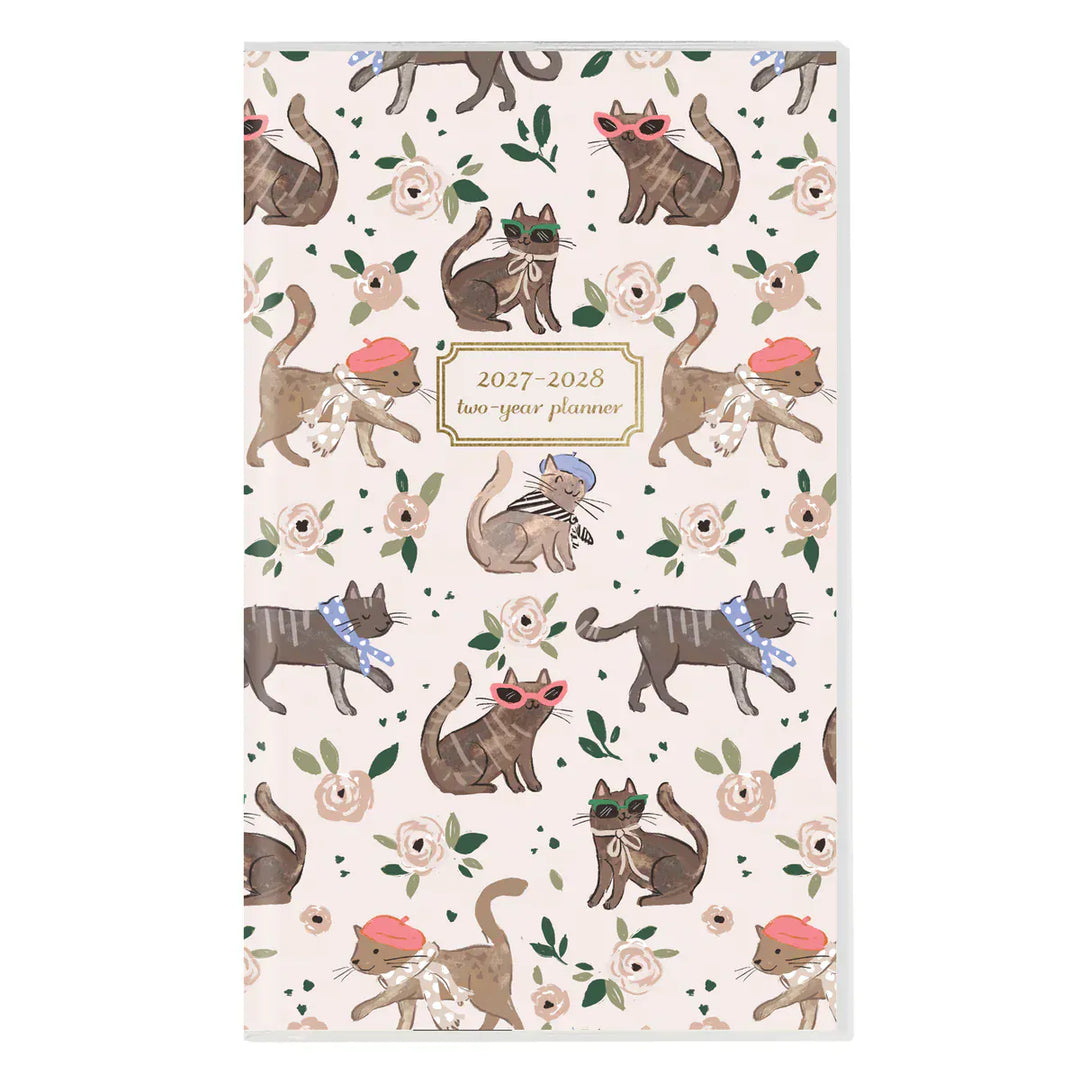 Graphique de France Paper Cat Lover 2-Year Pocket Planner