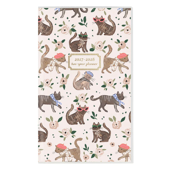 Graphique de France Paper Cat Lover 2-Year Pocket Planner