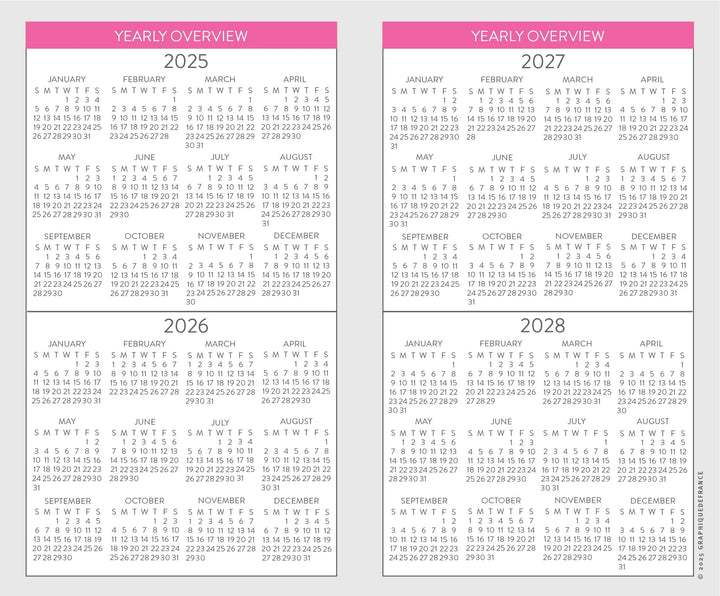 Graphique de France Paper Fashion 2-Year Pocket Planner