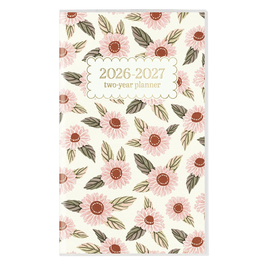Graphique de France Paper Floral 2-Year Pocket Planner
