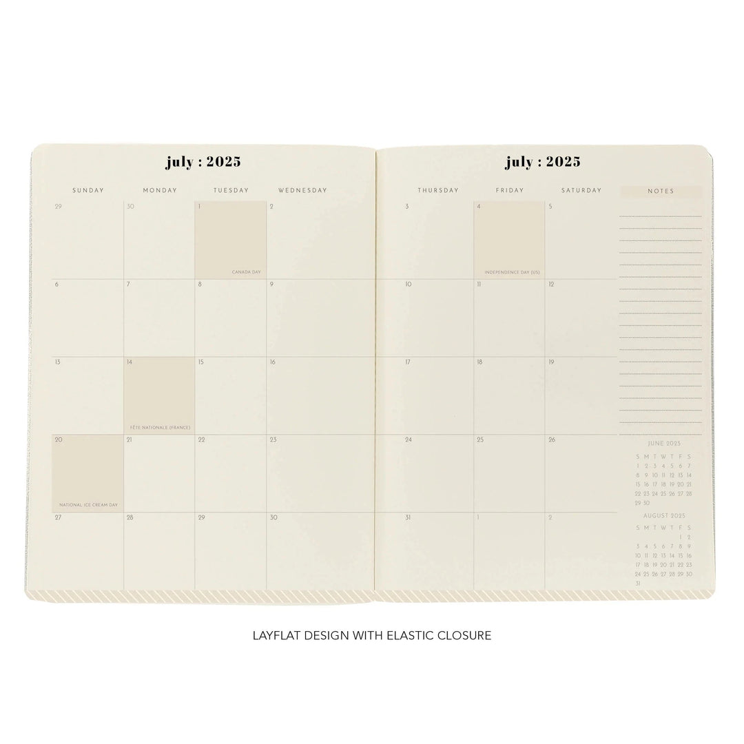 Graphique de France Paper Floral 8 x 10 18-Month Monthly Planner