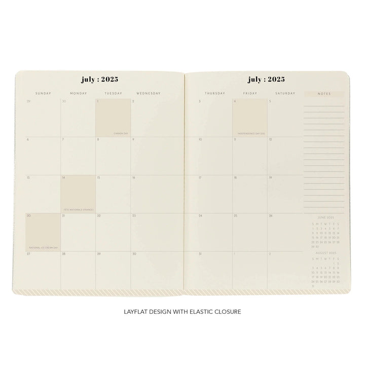Graphique de France Paper Floral 8 x 10 18-Month Monthly Planner