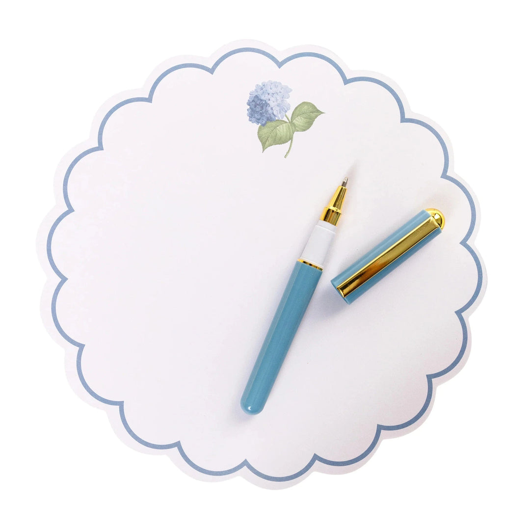 Graphique de France Paper Hydrangea Diecut Die-cut Notepad & Pen