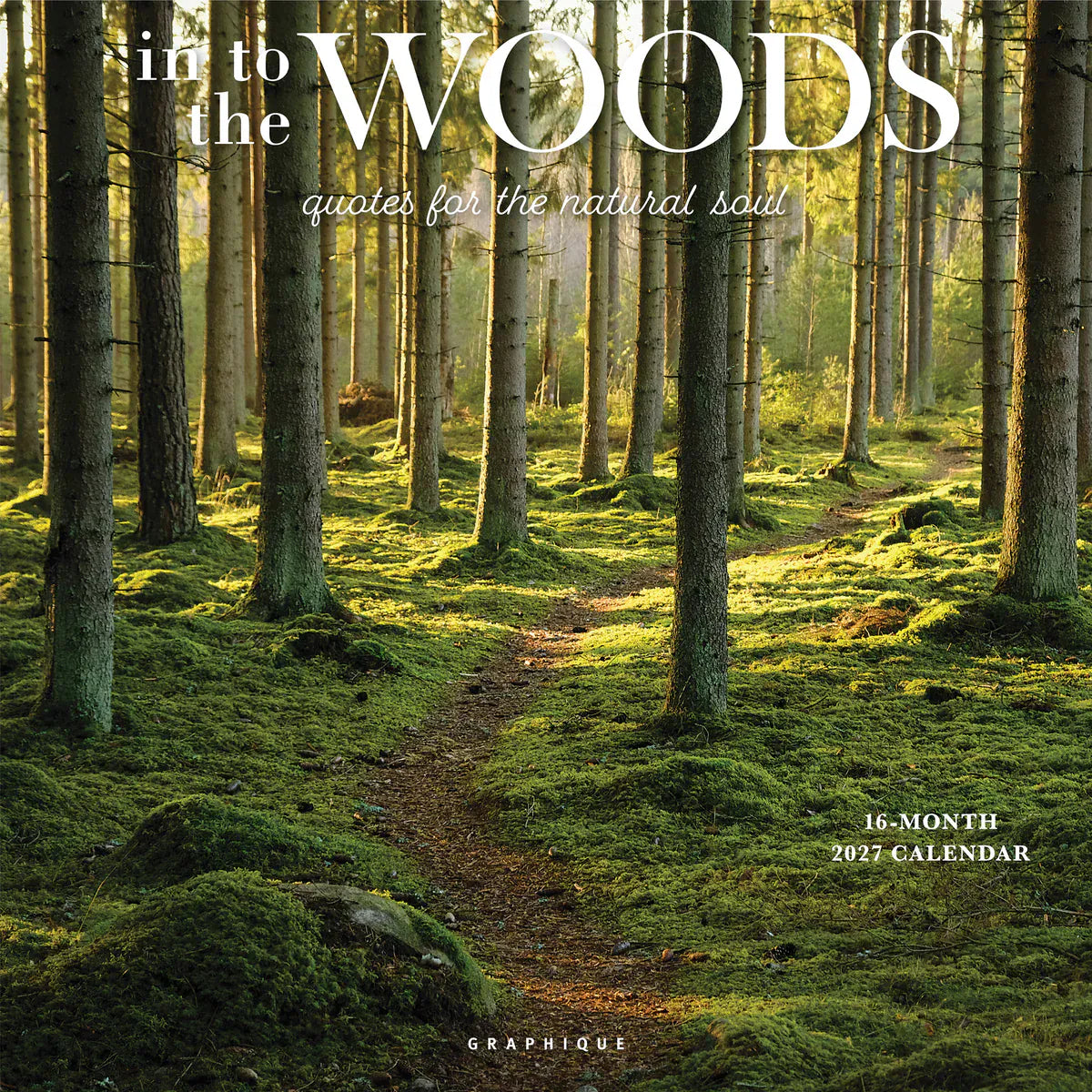 Graphique de France Paper In to the Woods Wall Calendar