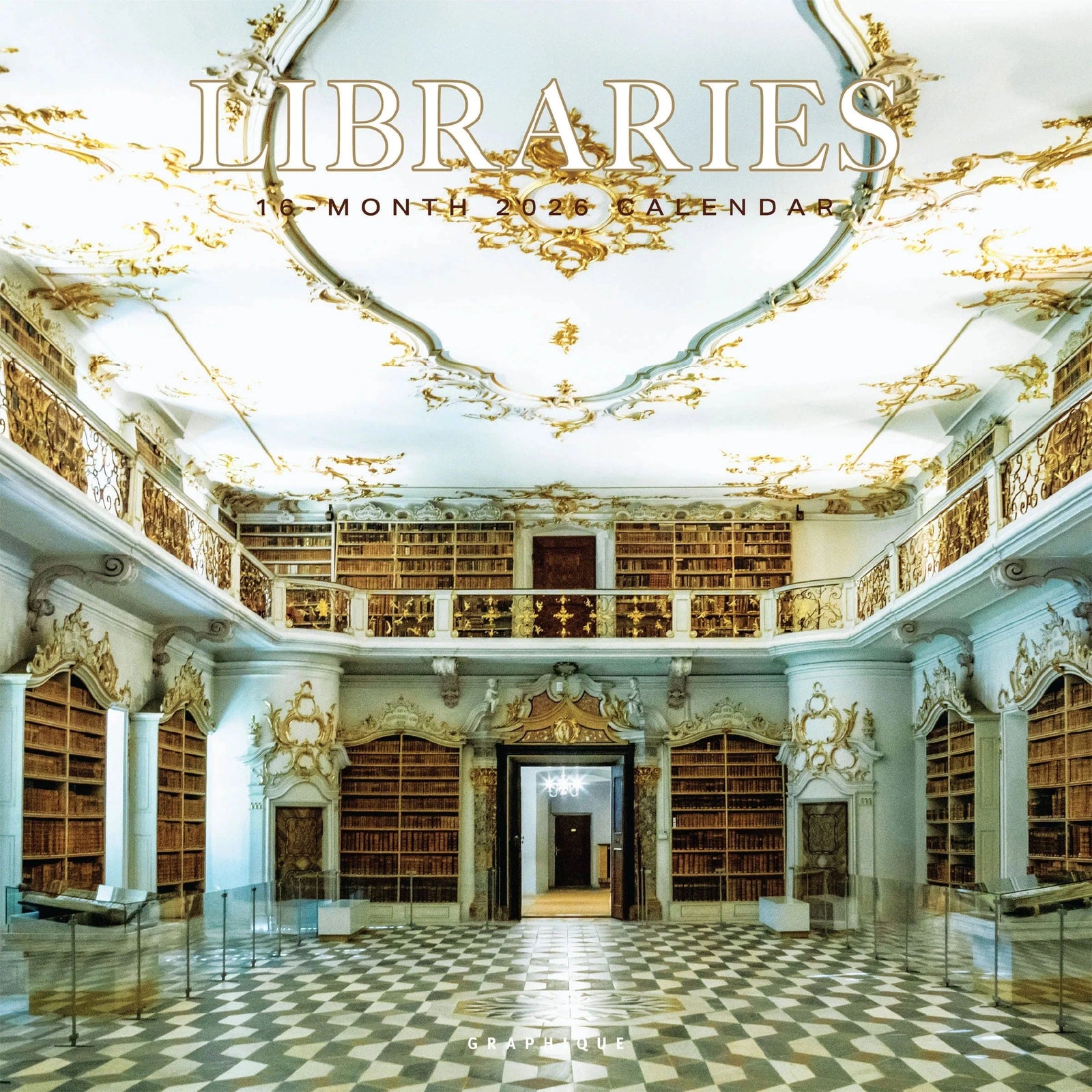 Graphique de France Paper Libraries 12 x 12 2026 Wall Calendar