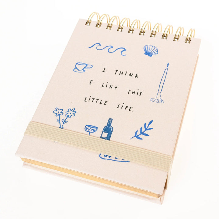 Graphique de France Paper Little Life Fabric-Covered Spiral Jotter