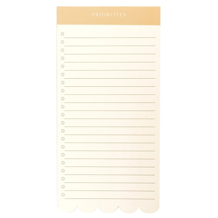 Graphique de France Paper Taupe Die-Cut List Pad