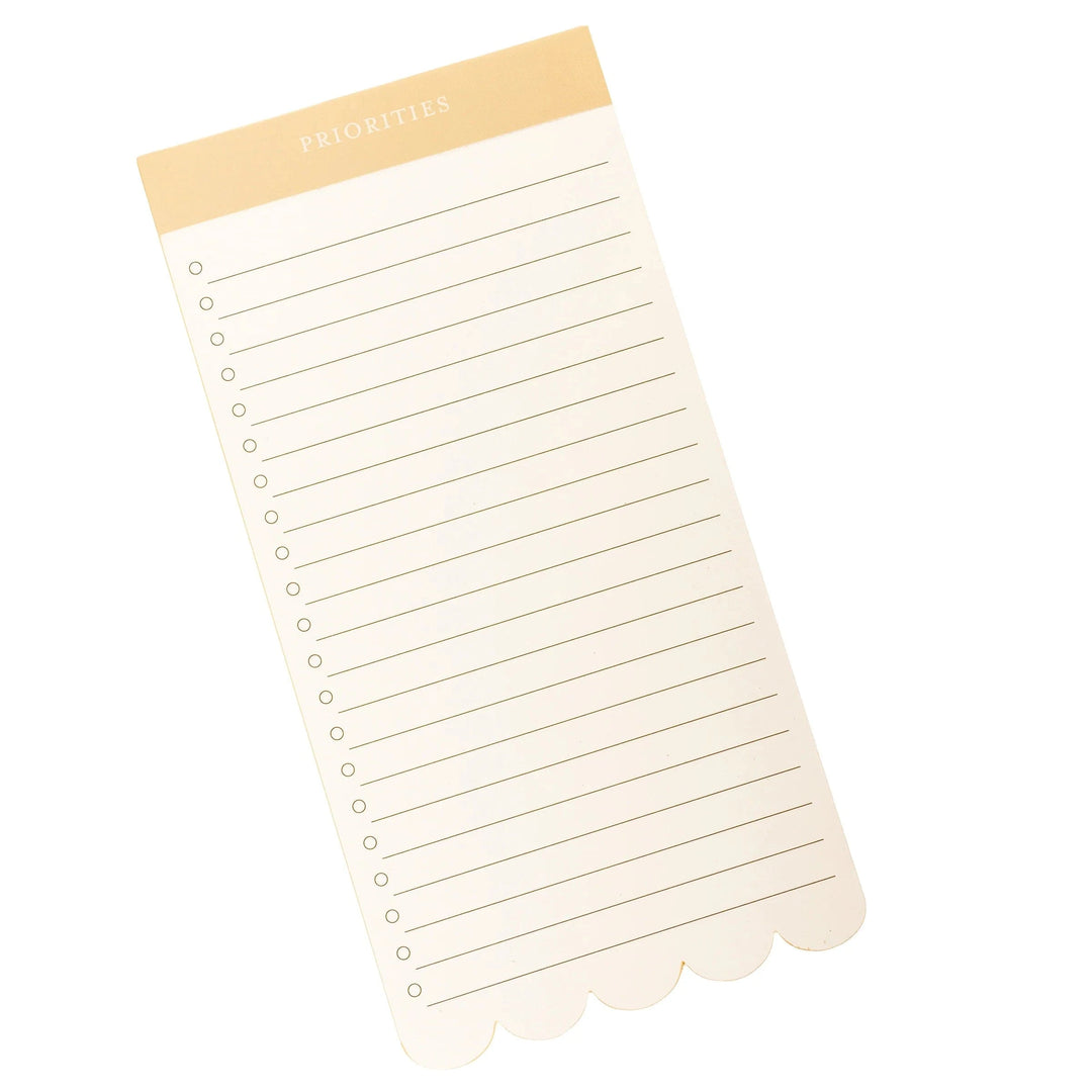 Graphique de France Paper Taupe Die-Cut List Pad