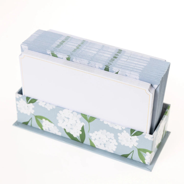 Graphique de France Paper White Hydrangeas Flat Notes