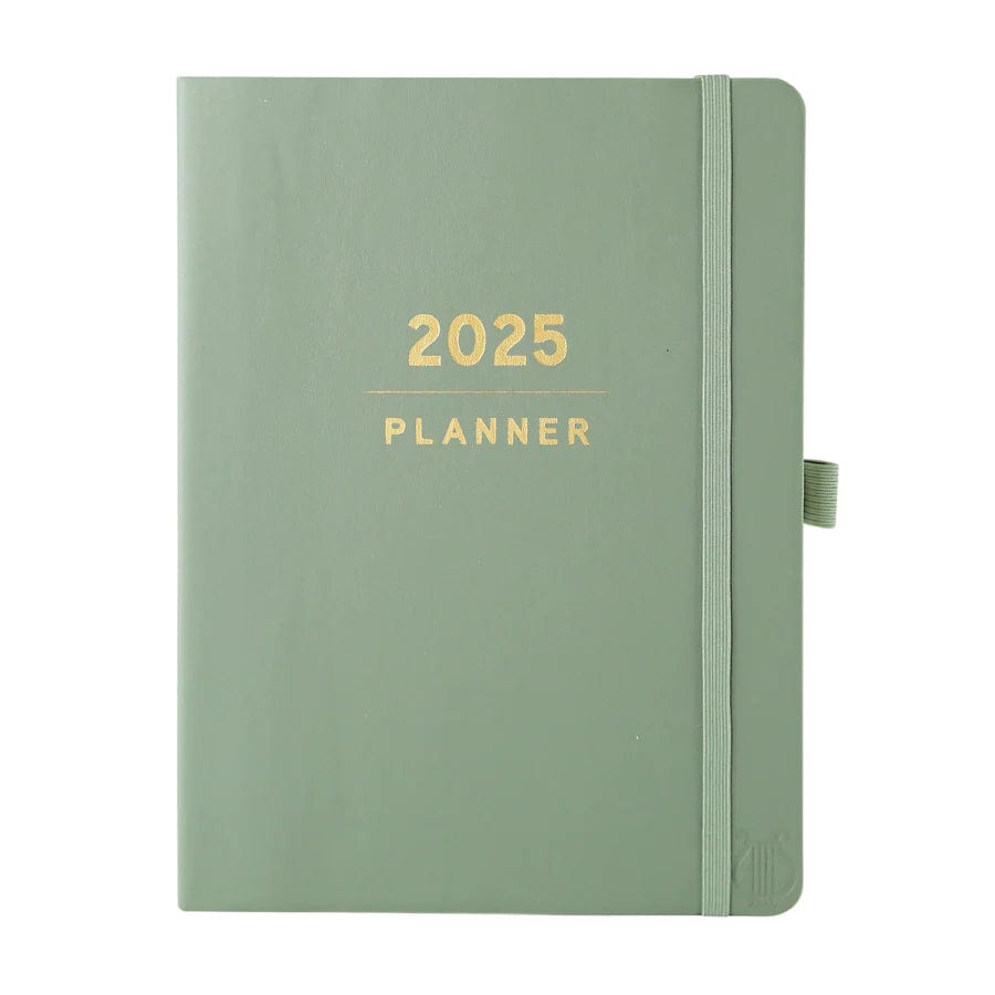 Graphique de France Planner Apollo Green 6 x 8 18-Month Vegan Leather Planner