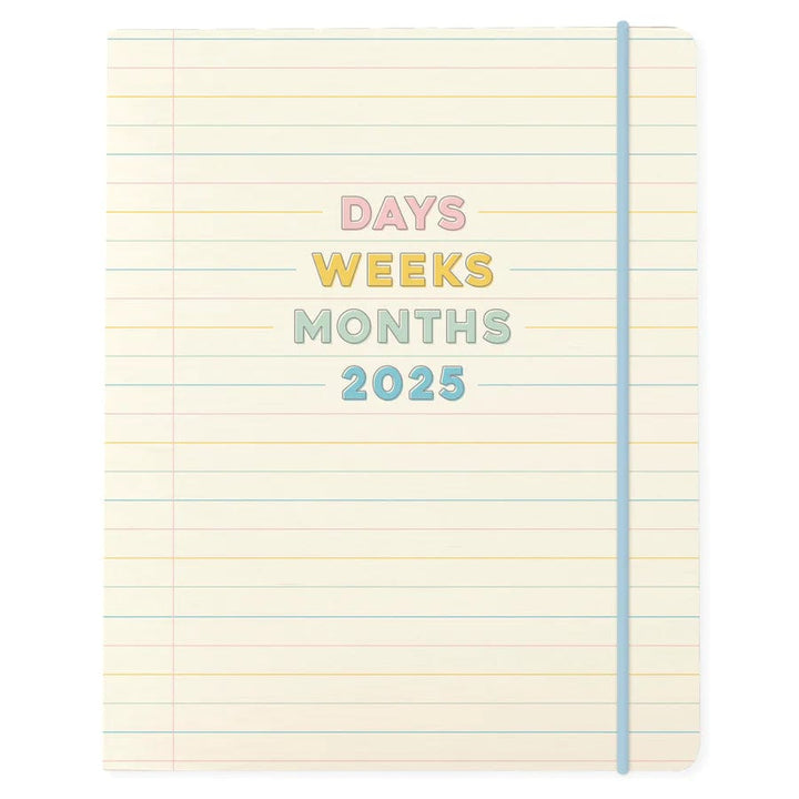 Graphique de France Planner Colorful Cream 8 x 10 18-Month Monthly Planner