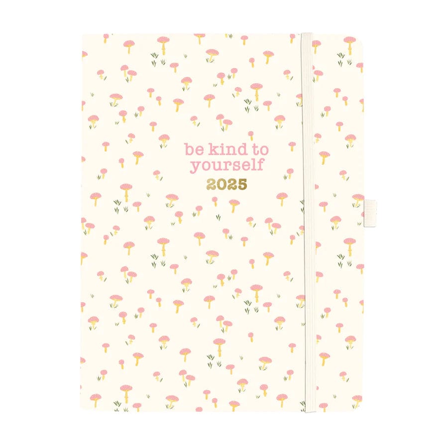 Graphique de France Planner Kind Mushroom 6 x 8 18-Month Vegan Leather Planner