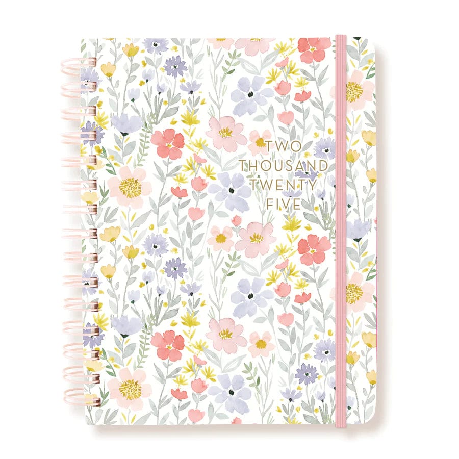 Graphique de France Planner Watercolor Floral 6 x 8 18-Month Hardbound Spiral Planner