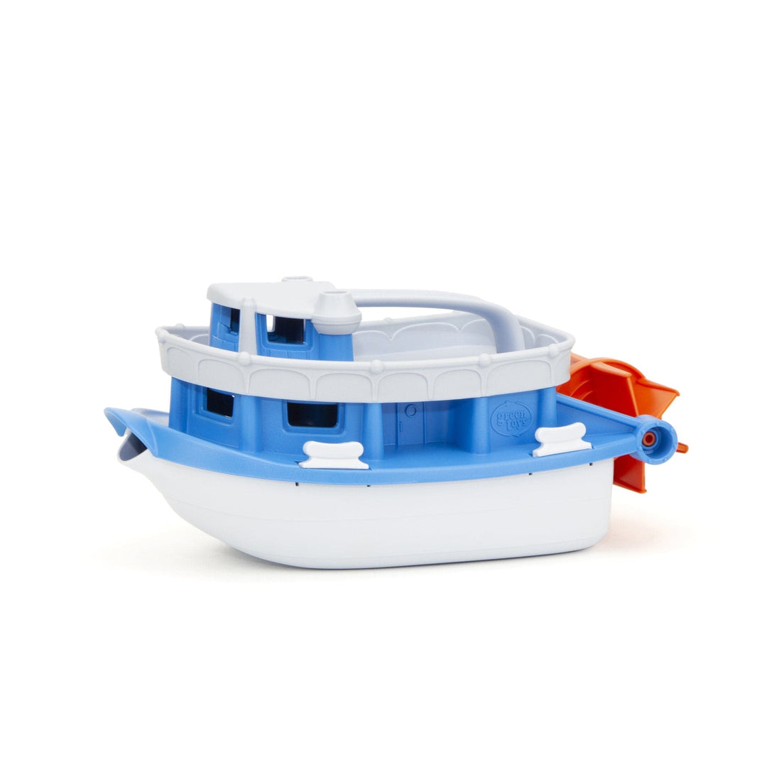 Green Toys Baby Toy White Handle Paddle Boat | Green Toys